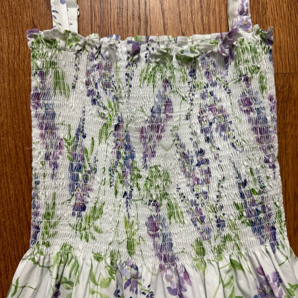 Hill House The Seraphina Midi Nap Strappy Dress in Wisteria size S - Picture 4 of 16